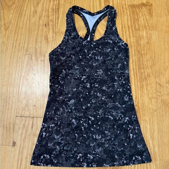 Lululemon Cool Racerback Nulu Equalized Multi Print Tank Top Women’s SIZE 2 - Picture 4 of 9